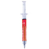 Branded Promotional SYRINGE BALL PEN with Colour Liquid Pen From Concept Incentives.