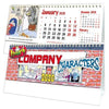 Branded Promotional COMPANY CHARACTERS DESK CALENDAR Calendar From Concept Incentives.