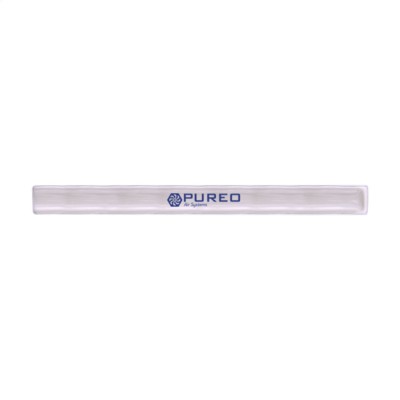 Branded Promotional SNAPWRAP NEON FLUORESCENT FLUORESCENT ARM BAND in Fluorescent White Wrist Band From Concept Incentives.