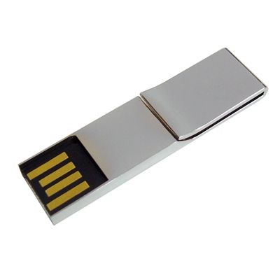 Branded Promotional PAPERCLIP USB FLASH DRIVE MEMORY STICK in Silver Memory Stick USB From Concept Incentives.