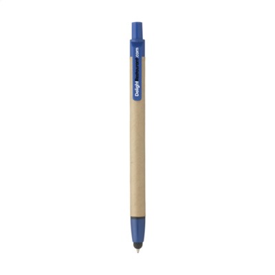 Branded Promotional CARTOPOINT CARDBOARD CARD PEN in Blue Pen From Concept Incentives.