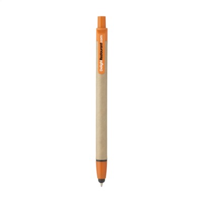 Branded Promotional CARTOPOINT CARDBOARD CARD PEN in Orange Pen From Concept Incentives.