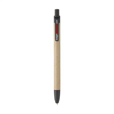 Branded Promotional CARTOPOINT CARDBOARD CARD PEN in Black Pen From Concept Incentives.