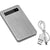 Branded Promotional METAL POWERBANK in Grey Charger From Concept Incentives.