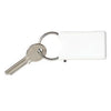 Branded Promotional SAFE KEYRING with Click System in White Keyring From Concept Incentives.