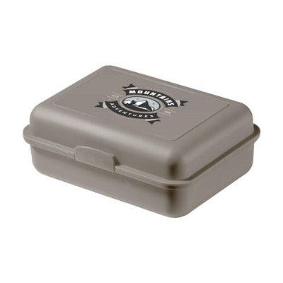 Branded Promotional LUNCHBREAK ECO LUNCHBOX in Grey from Concept Incentives