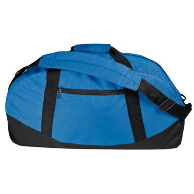 Branded Promotional PALMA SPORTS TRAVEL BAG HOLDALL in Blue Polyester Bag From Concept Incentives.