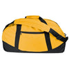 Branded Promotional PALMA SPORTS TRAVEL BAG HOLDALL in Yellow Polyester Bag From Concept Incentives.