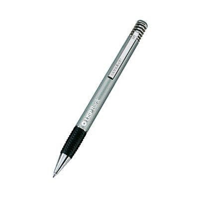 Branded Promotional SENATOR SOFT SPRING POLISHED METAL BALL PEN in Silver Pen From Concept Incentives.