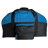 Branded Promotional SALAMANCA SPORTS TRAVEL BAG HOLDALL in Blue Polyester Bag From Concept Incentives.
