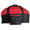 Branded Promotional SALAMANCA SPORTS TRAVEL BAG HOLDALL in Red Polyester Bag From Concept Incentives.