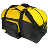 Branded Promotional SALAMANCA SPORTS TRAVEL BAG HOLDALL in Yellow Polyester Bag From Concept Incentives.