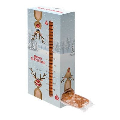 Branded Promotional CHRISTMAS TOWER ADVENT CALENDAR Calendar From Concept Incentives.