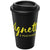 Branded Promotional AMERICANO¬Æ MIDNIGHT 350 ML THERMAL INSULATED TUMBLER in Black Solid Travel Mug From Concept Incentives.