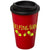 Branded Promotional AMERICANO¬Æ 350 ML THERMAL INSULATED TUMBLER in Red-black Solid Travel Mug From Concept Incentives.