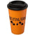 Branded Promotional AMERICANO¬Æ 350 ML THERMAL INSULATED TUMBLER in Orange-black Solid Travel Mug From Concept Incentives.