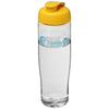 H2O TEMPO 700 ML FLIP LID SPORTS BOTTLE in Clear Transparent