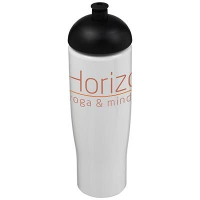 Branded Promotional H2O TEMPO 700 ML DOME LID SPORTS BOTTLE in White Solid Sports Drink Bottle From Concept Incentives.