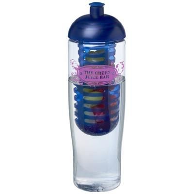 Branded Promotional H2O TEMPO 700 ML DOME LID SPORTS BOTTLE & INFUSER in Transparent-aqua Blue Sports Drink Bottle From Concept Incentives.