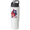 H2O TEMPO 700 ML SPOUT LID SPORTS BOTTLE in White