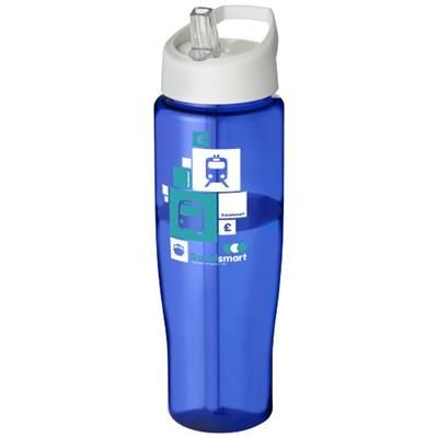 H2O TEMPO 700 ML SPOUT LID SPORTS BOTTLE in Blue