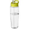 H2O TEMPO 700 ML SPOUT LID SPORTS BOTTLE in Clear Transparent