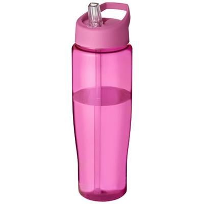 Branded Promotional H2O TEMPO 700 ML SPOUT LID SPORTS BOTTLE in Pink  From Concept Incentives.
