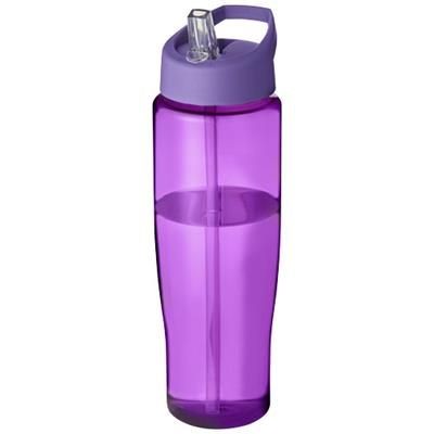 Branded Promotional H2O TEMPO 700 ML SPOUT LID SPORTS BOTTLE in Purple  From Concept Incentives.