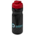 Branded Promotional H2O BASE¬Æ 650 ML FLIP LID SPORTS BOTTLE in Black Solid-red Sports Drink Bottle From Concept Incentives.