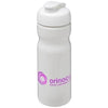 Branded Promotional H2O BASE¬Æ 650 ML FLIP LID SPORTS BOTTLE in White Solid Sports Drink Bottle From Concept Incentives.