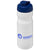 Branded Promotional H2O BASE¬Æ 650 ML FLIP LID SPORTS BOTTLE in White Solid-blue Sports Drink Bottle From Concept Incentives.