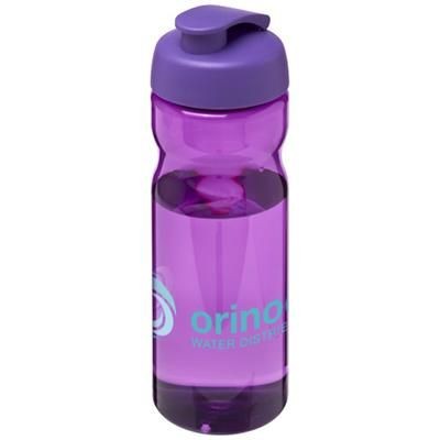 Branded Promotional H2O BASE¬Æ 650 ML FLIP LID SPORTS BOTTLE in Purple Sports Drink Bottle From Concept Incentives.