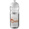 Branded Promotional H2O BASE¬Æ 650 ML DOME LID SPORTS BOTTLE in Transparent-white Solid Sports Drink Bottle From Concept Incentives.