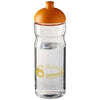 Branded Promotional H2O BASE¬Æ 650 ML DOME LID SPORTS BOTTLE in Transparent-orange Sports Drink Bottle From Concept Incentives.