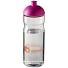 Branded Promotional H2O BASE¬Æ 650 ML DOME LID SPORTS BOTTLE in Transparent-pink Sports Drink Bottle From Concept Incentives.