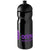 Branded Promotional H2O BASE¬Æ 650 ML DOME LID SPORTS BOTTLE in Black Solid Sports Drink Bottle From Concept Incentives.