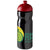 Branded Promotional H2O BASE¬Æ 650 ML DOME LID SPORTS BOTTLE in Black Solid-red Sports Drink Bottle From Concept Incentives.