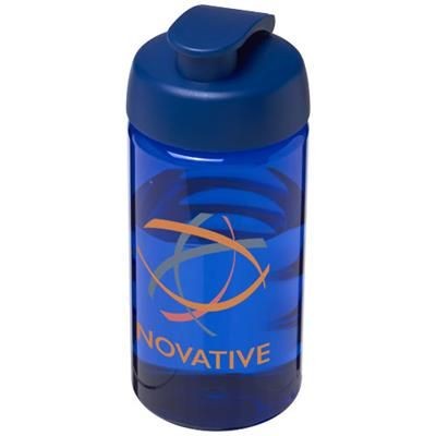 Branded Promotional H2O BOP 500 ML FLIP LID SPORTS BOTTLE in Blue Sports Drink Bottle From Concept Incentives.