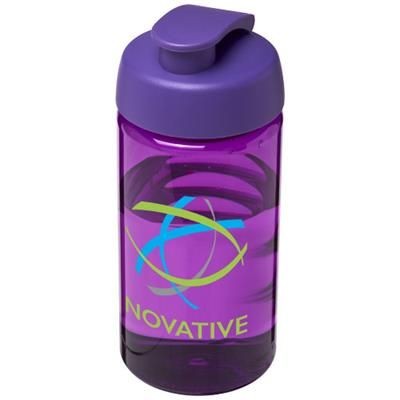 Branded Promotional H2O BOP 500 ML FLIP LID SPORTS BOTTLE in Purple Sports Drink Bottle From Concept Incentives.