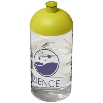 Branded Promotional H2O BOP¬Æ 500 ML DOME LID BOTTLE in Transparent-lime Sports Drink Bottle From Concept Incentives.