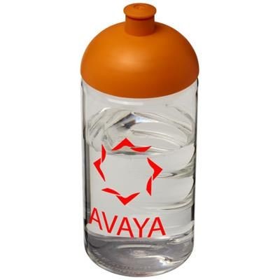 Branded Promotional H2O BOP¬Æ 500 ML DOME LID BOTTLE in Transparent-orange Sports Drink Bottle From Concept Incentives.