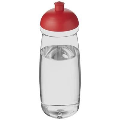H2O PULSE 600 ML DOME LID SPORTS BOTTLE in Clear Transparent