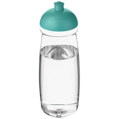 Branded Promotional H2O PULSE 600 ML DOME LID SPORTS BOTTLE in Transparent-aqua Blue  From Concept Incentives.