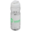 Branded Promotional H2O BASE TRITAN 650 ML FLIP LID SPORTS BOTTLE in Transparent-white Solid Sports Drink Bottle From Concept Incentives.