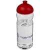 Branded Promotional H2O BASE TRITAN 650 ML DOME LID SPORTS BOTTLE in Transparent-red Sports Drink Bottle From Concept Incentives.