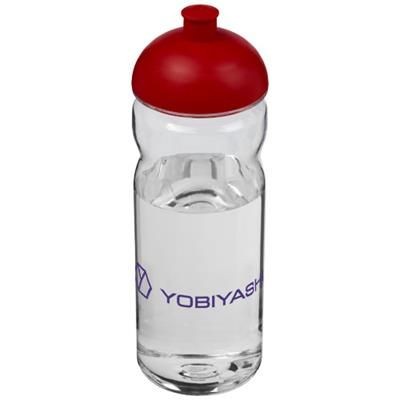 Branded Promotional H2O BASE TRITAN 650 ML DOME LID SPORTS BOTTLE in Transparent-red Sports Drink Bottle From Concept Incentives.