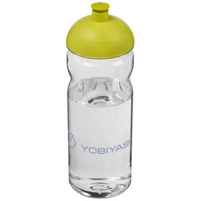 Branded Promotional H2O BASE TRITAN 650 ML DOME LID SPORTS BOTTLE in Transparent-lime Sports Drink Bottle From Concept Incentives.