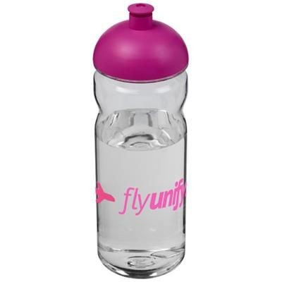 Branded Promotional H2O BASE TRITAN 650 ML DOME LID SPORTS BOTTLE in Transparent-pink Sports Drink Bottle From Concept Incentives.