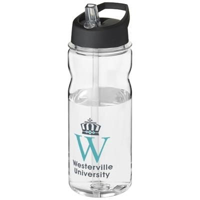 Branded Promotional H2O BASE TRITAN 650 ML SPOUT LID SPORTS BOTTLE in Transparent-yellow  From Concept Incentives.