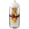 H2O OCTAVE TRITAN 600 ML DOME LID BOTTLE & INFUSER in Clear Transparent